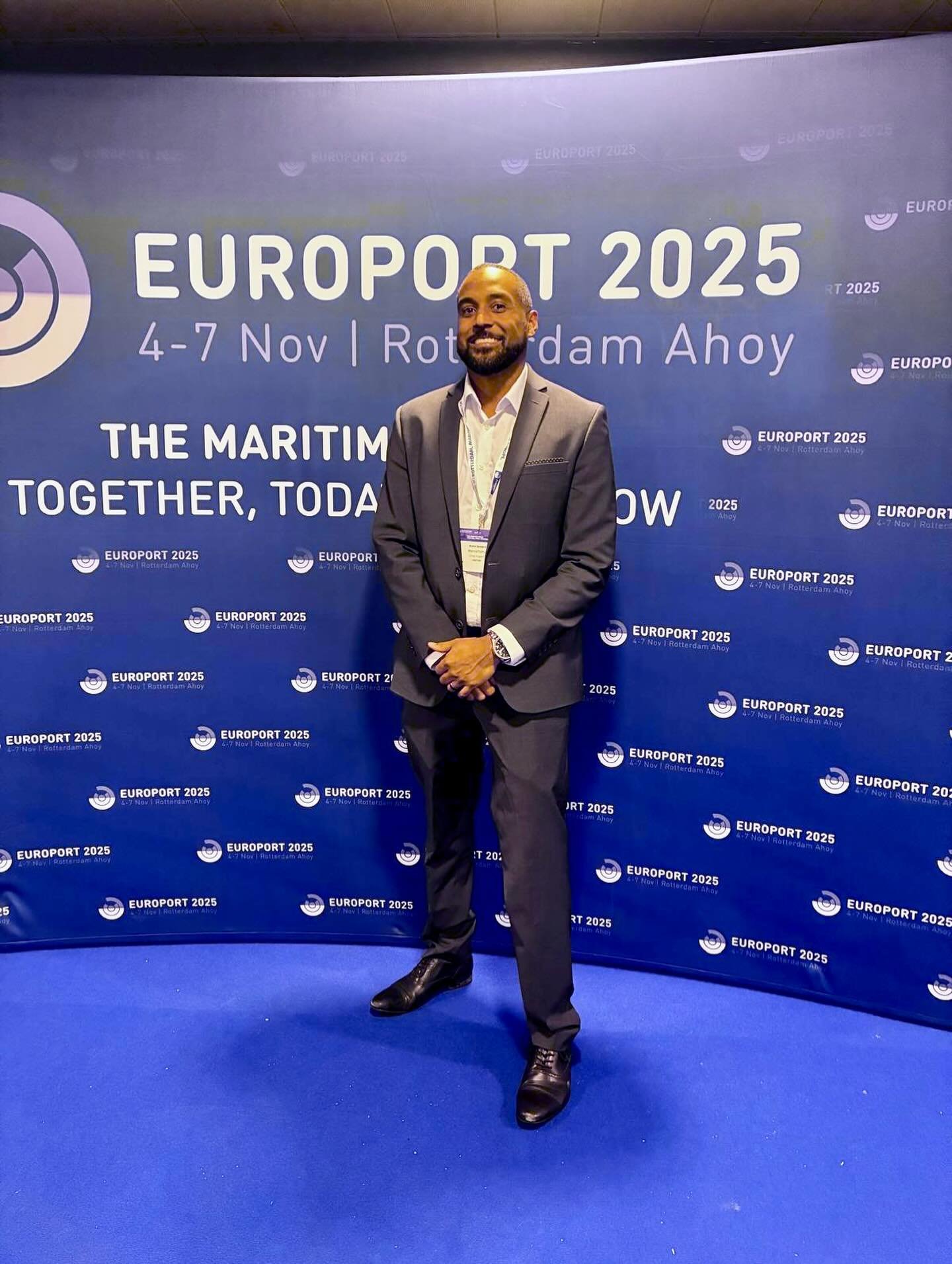 Andre Sanders Jr. at Europort 2025 in Rotterdam